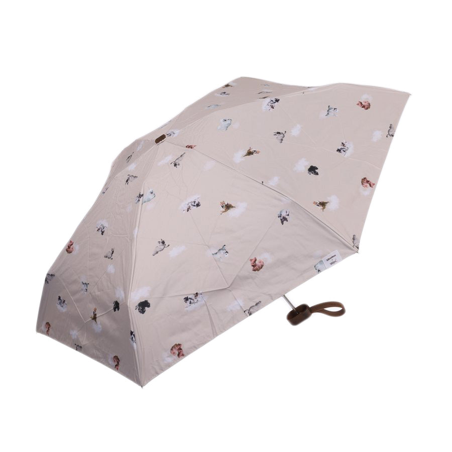 W.P.C. Hikouken Flying Dog Blackout Mini Umbrella Beige (220g)
