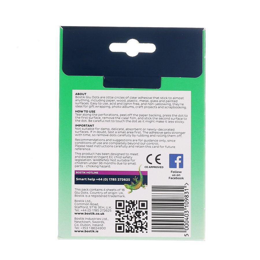 BOSTIK Glu Dots - Clear - LOG-ON