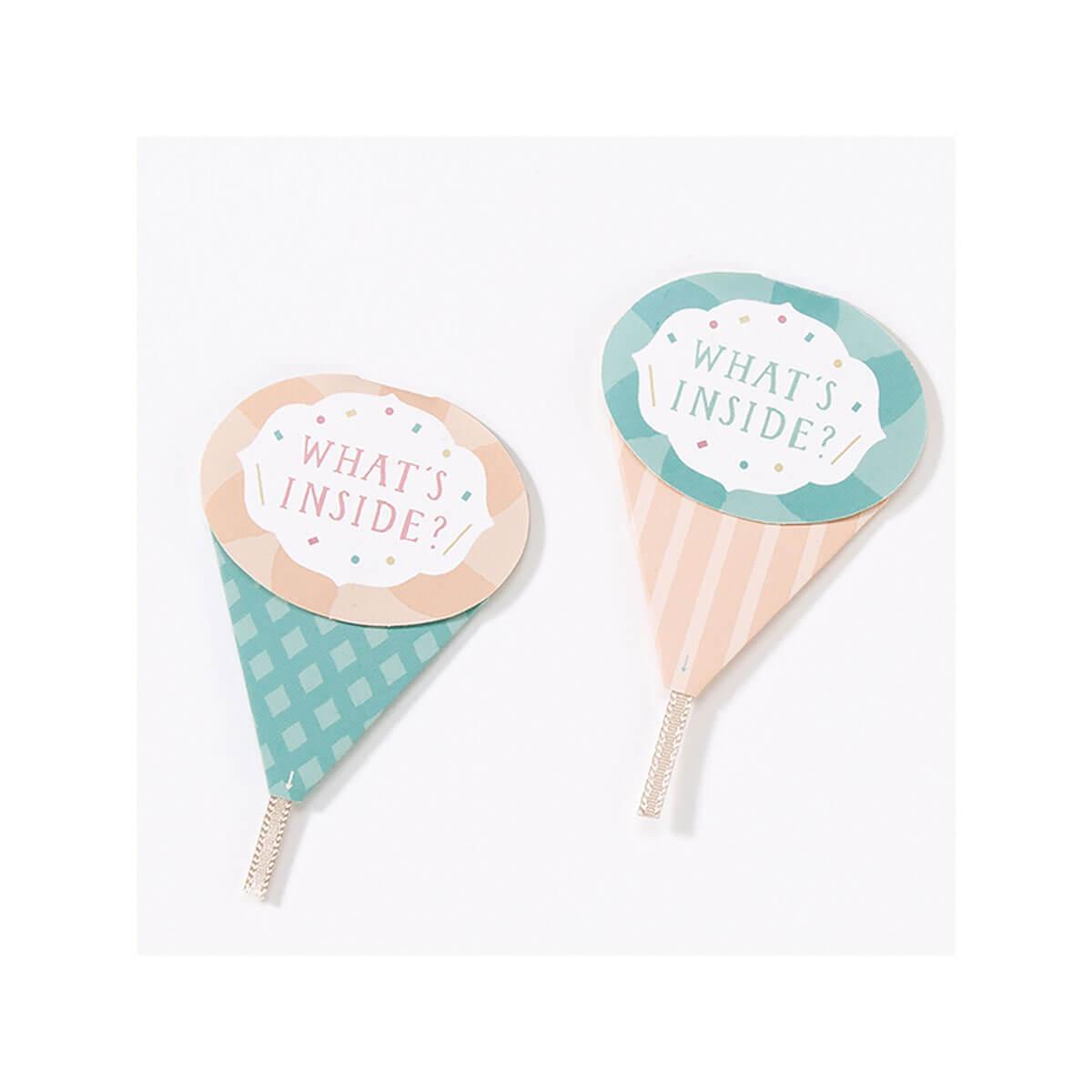 IROHA Box Album Deco Message Cracker - Pastel - LOG-ON