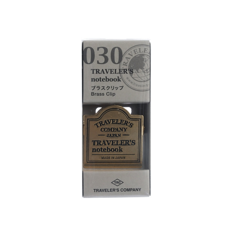 TRAVELER'S NOTEBOOK TN Brass Clip Traveler's Co Logo