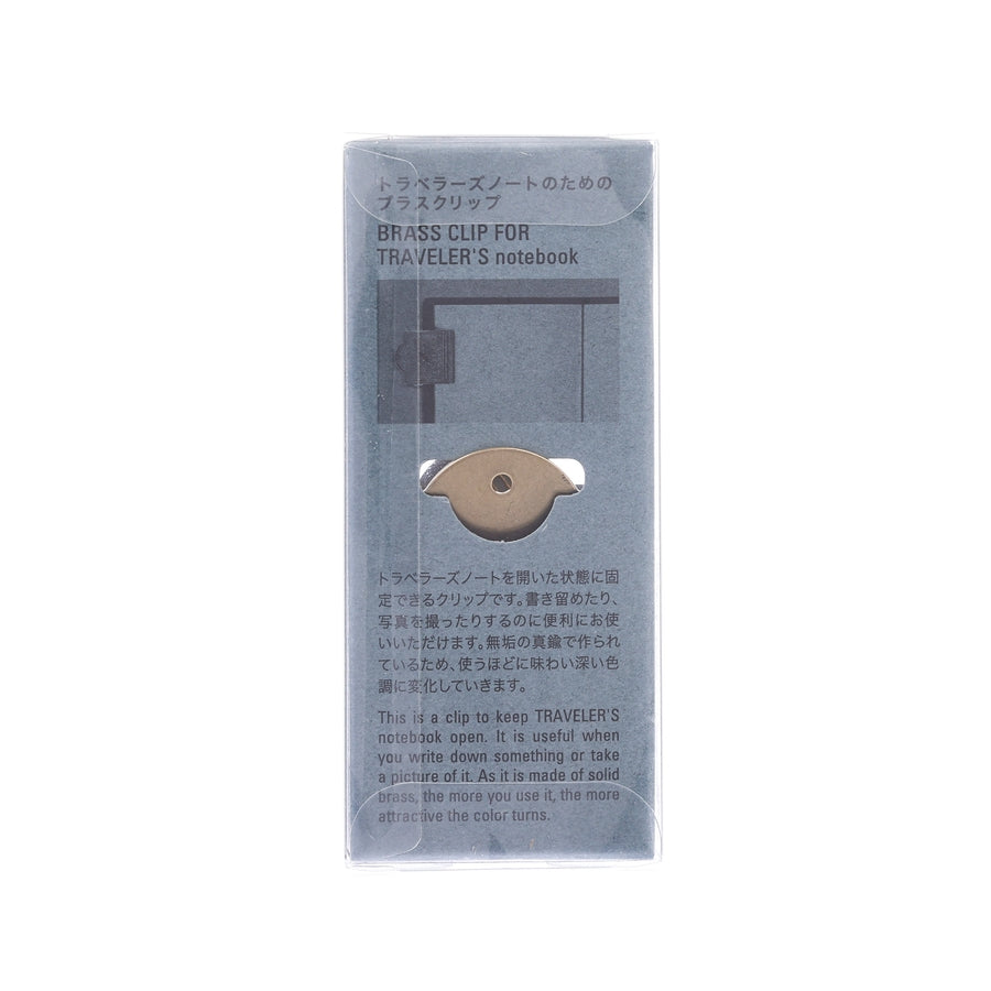 TRAVELER'S NOTEBOOK TN Brass Clip Airplane