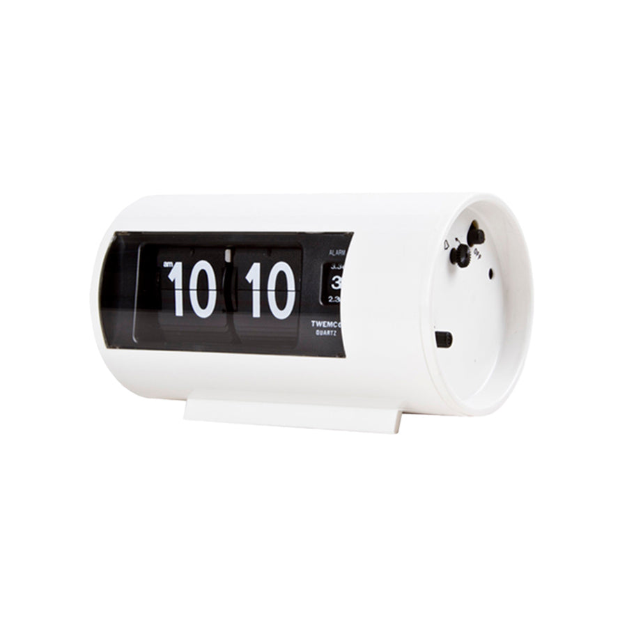 TWEMCO Alarm Flip Clock AP-28 (White)