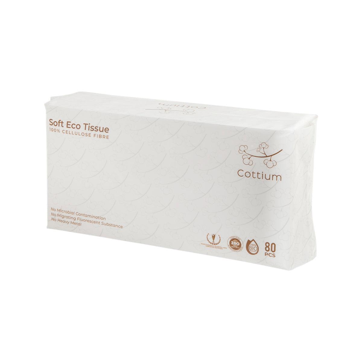 COTTIUM Soft Eco Tissue (80pcs) (80pcs) - LOG-ON
