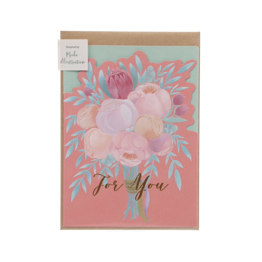 ACTIVE CORP FOR YOU CARD - FLOWER PINK (14g)