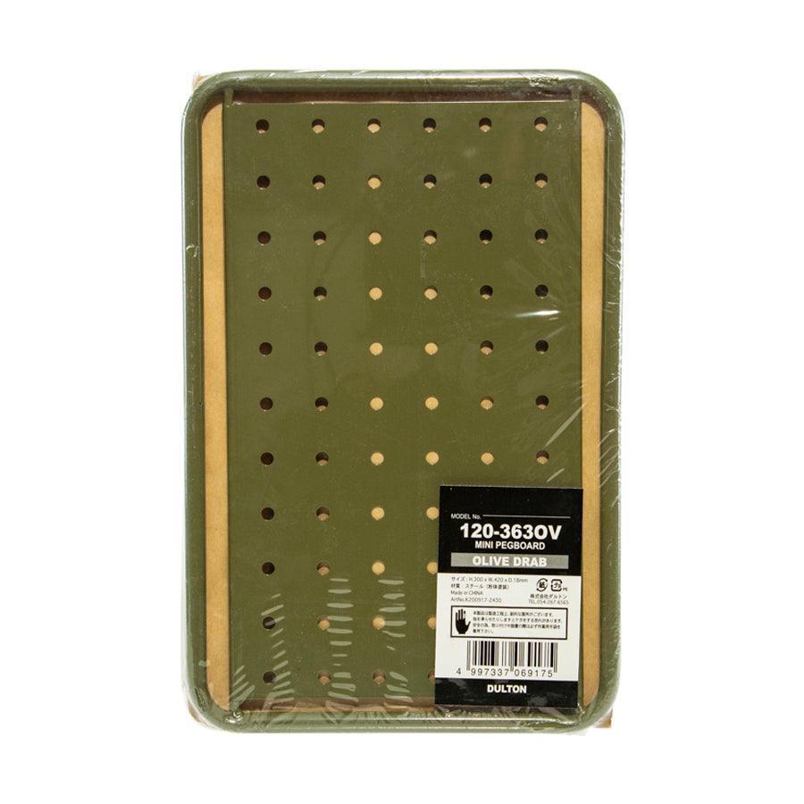 DULTON Mini Pegboard Olive Drab (1500g) - LOG-ON