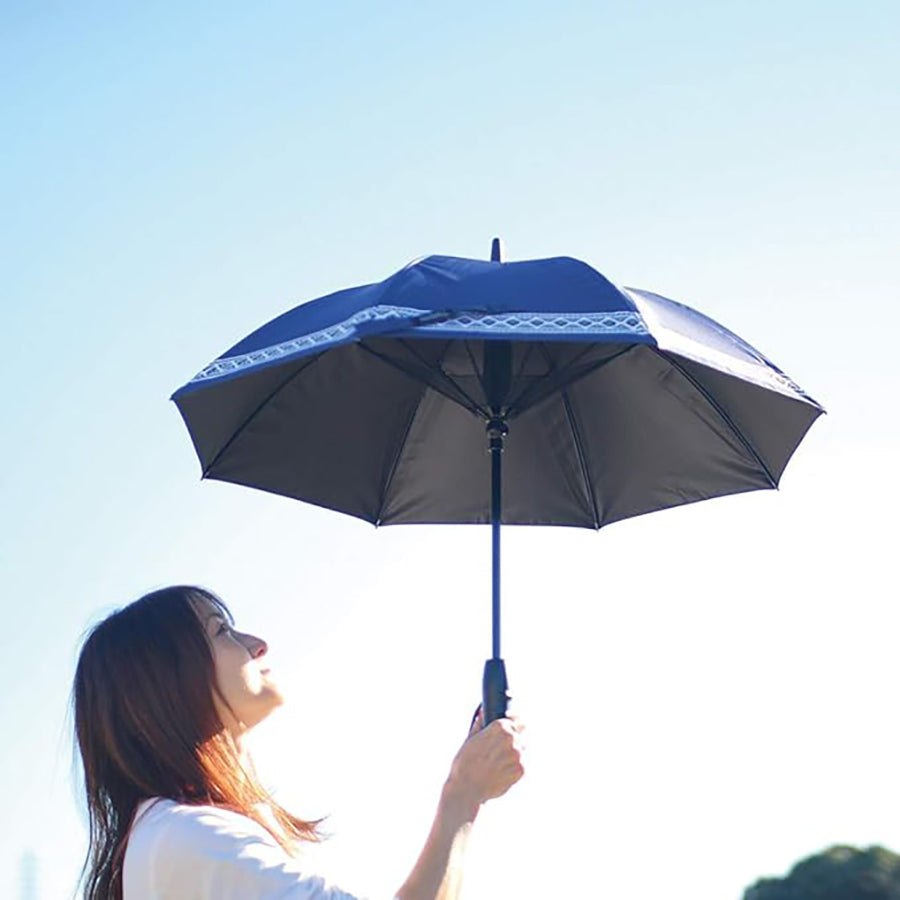 SPICEOFLIFE Palasol W Fan Stick Umbrella-Bohemian (1pc)