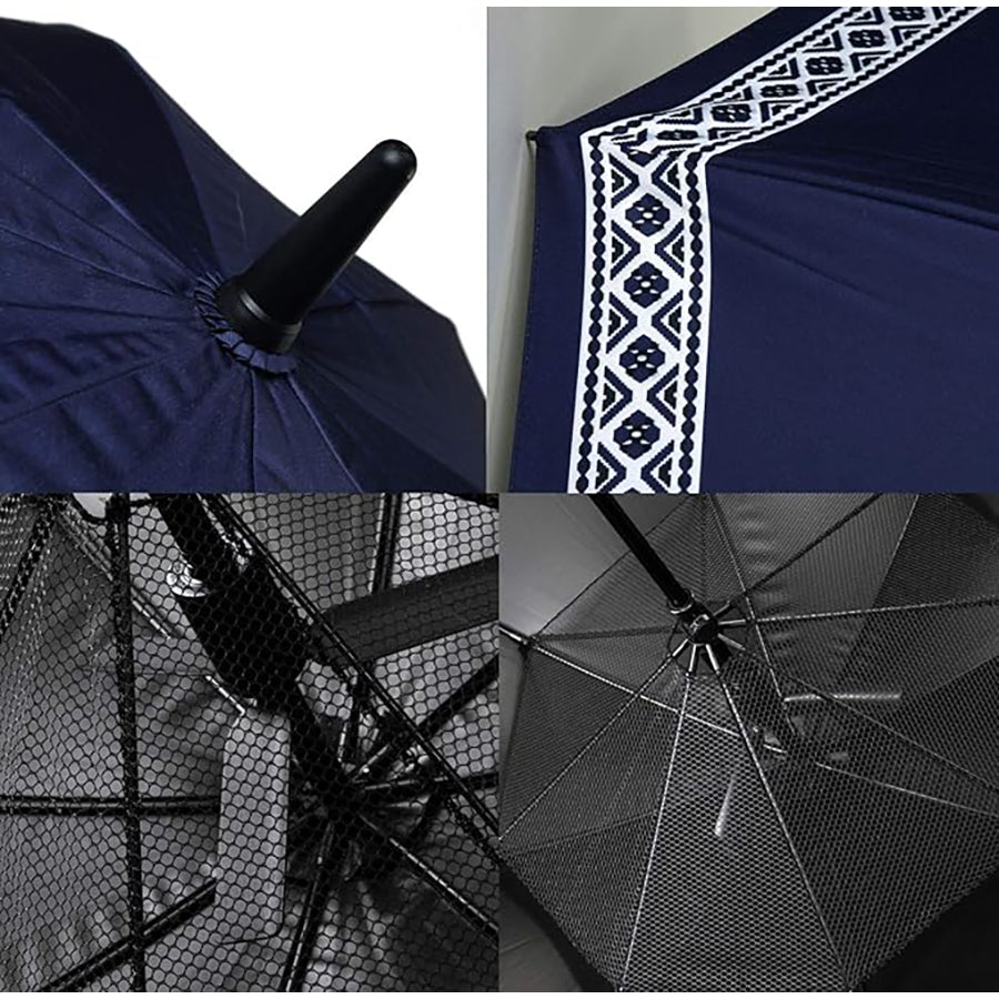 SPICEOFLIFE Palasol W Fan Stick Umbrella-Bohemian (1pc)