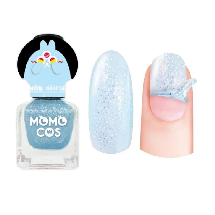 BEAUTY WORLD MOMO COS Peel Off Manicure - Snow Glitter (6mL)