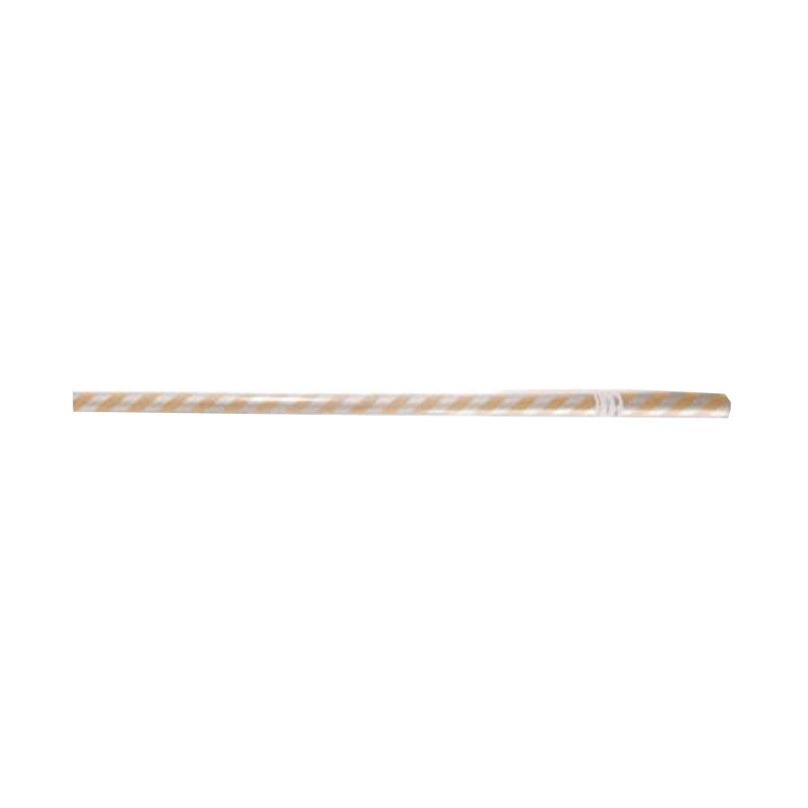 YUCCA Roll Wrapping Paper - Stripe Gold/Sliver 50X95cm - LOG-ON