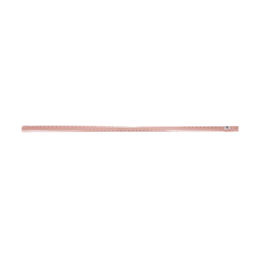 YUCCA Roll Wrapping Paper - Gold Foil Dot Pink 50X95cm - LOG-ON