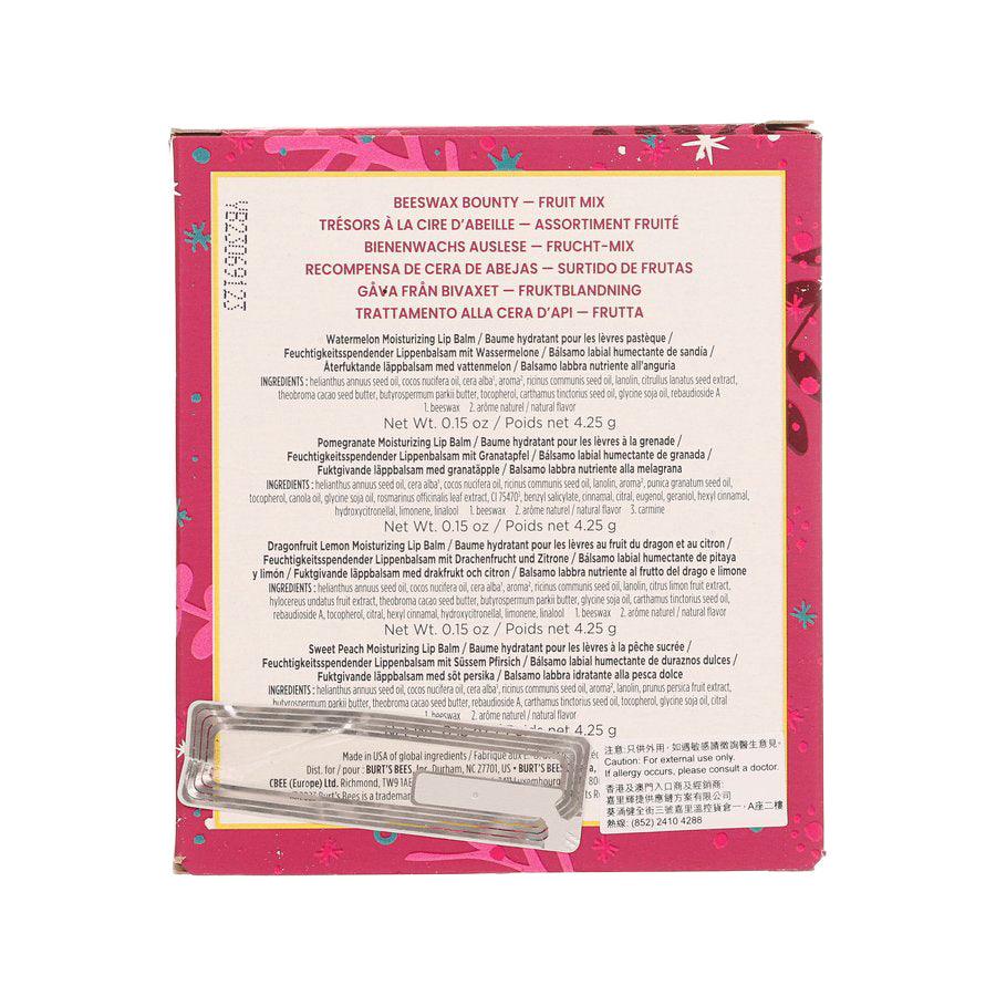 BURTS BEES Beeswax Bounty Fruit Gift Holiday 2023 - LOG-ON