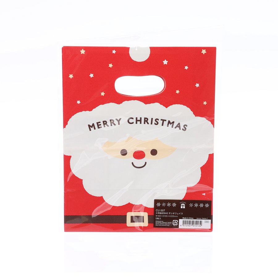 TSUTSUMU 聖誕 紙袋 22 X 18 CM 5個 - 聖誕老人 (81g)