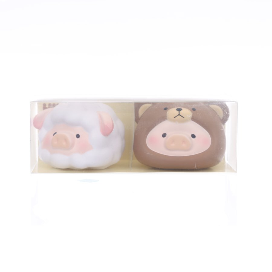TOYZEROPLUS 罐頭豬LuLu 豬熊豬羊系列 解壓球