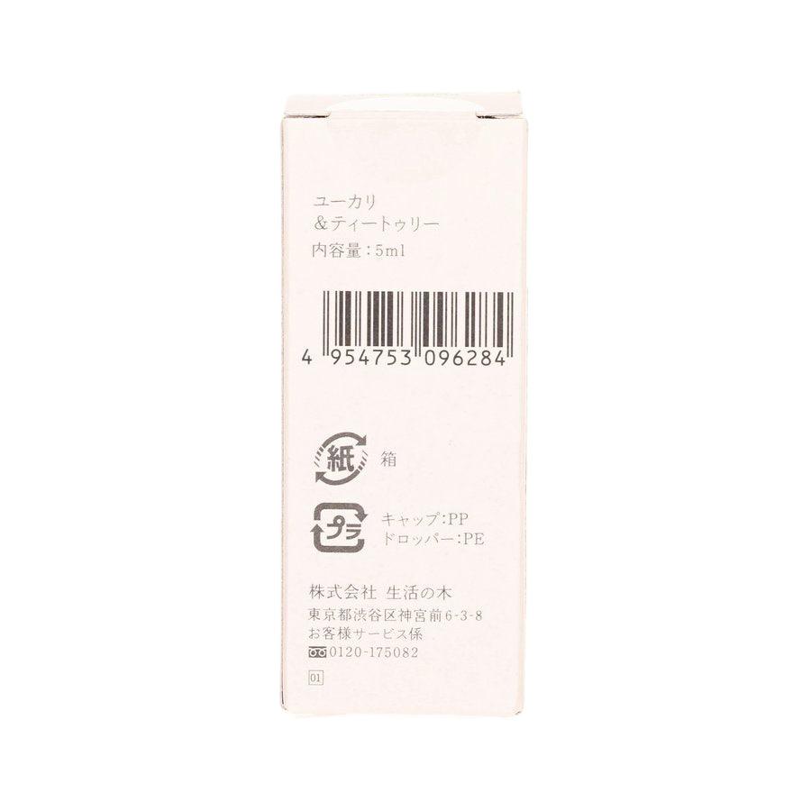 TREEOFLIFE Essential Oil Eucalyptus&Teatree (5g, 5mL) - LOG-ON