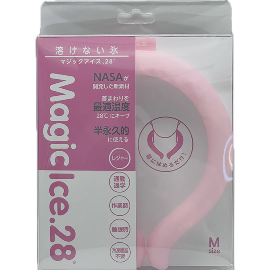 TAIKI MAGIC ICE 28 冰感頸環 (M) - 粉紅色 (69g)