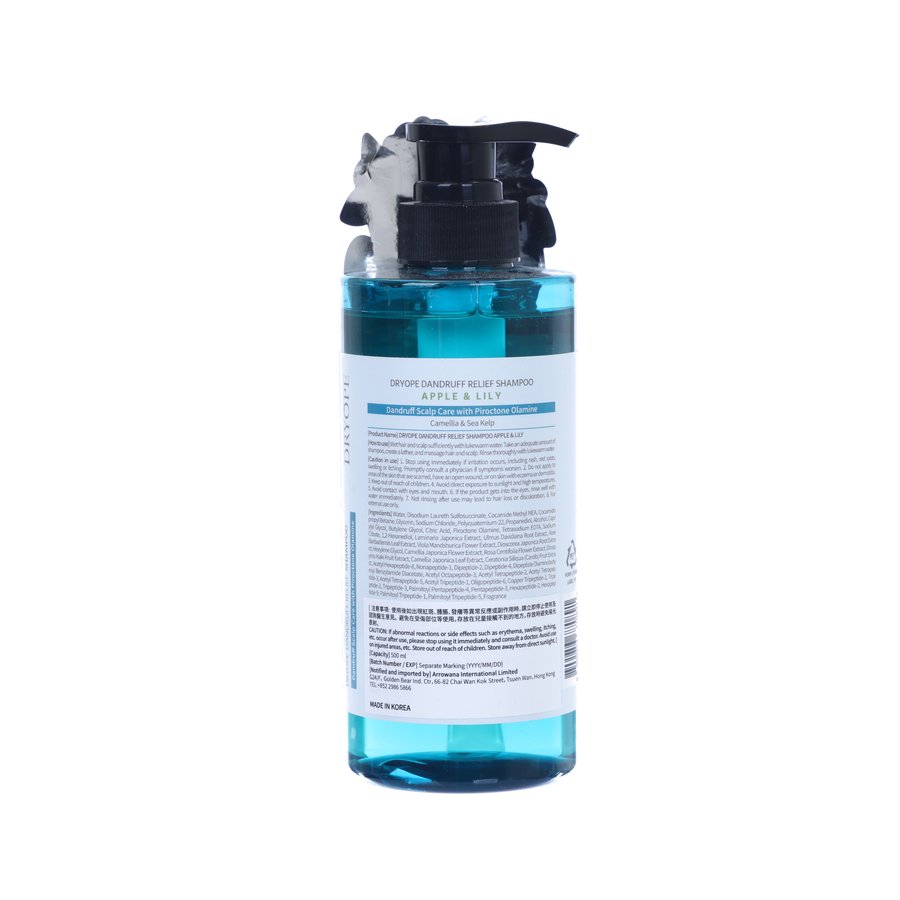 DRYOPE 清新防頭皮屑洗髮露(蘋果&百合) (500mL)