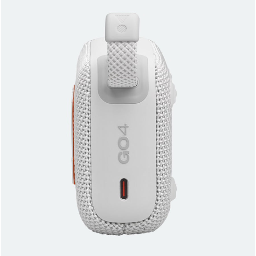 JBL Go 4 Ultra Portable Bluetooth Speaker White