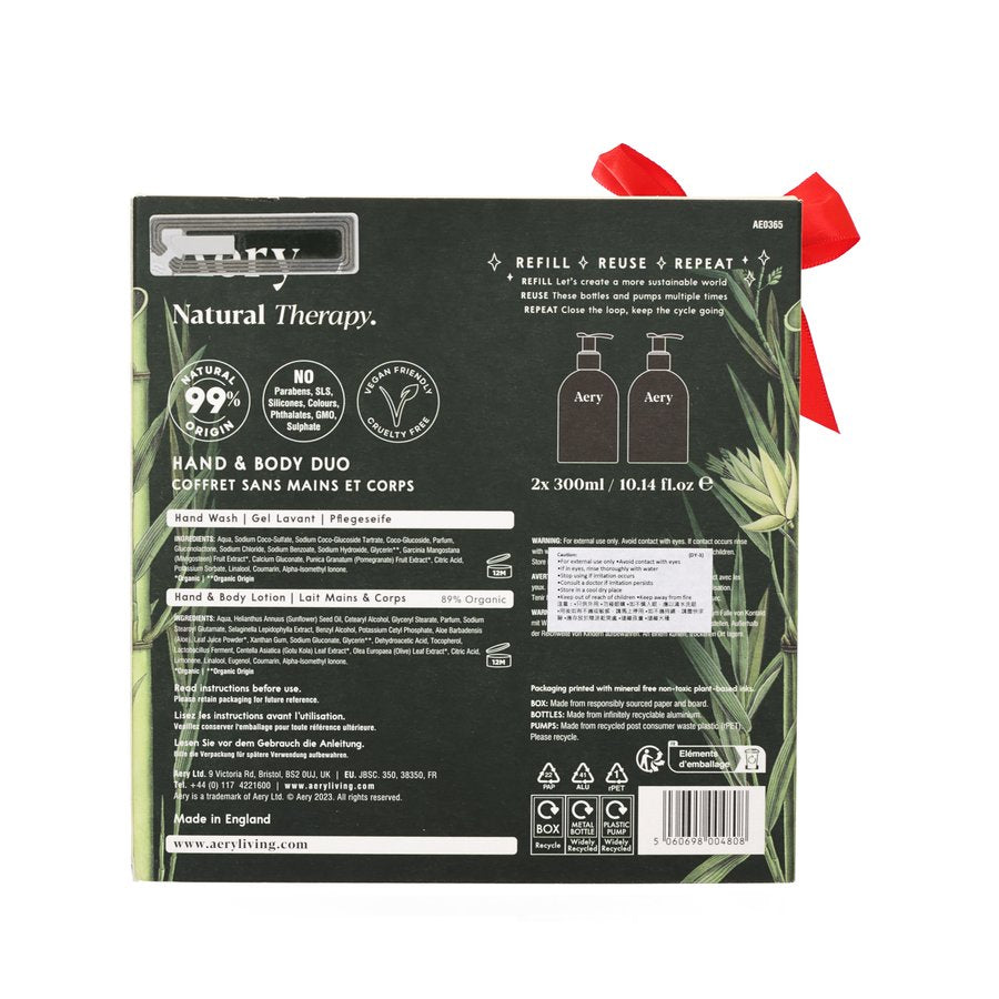AERY LIVING Green Bamboo Hand & Body Wash and Lotion (915g)