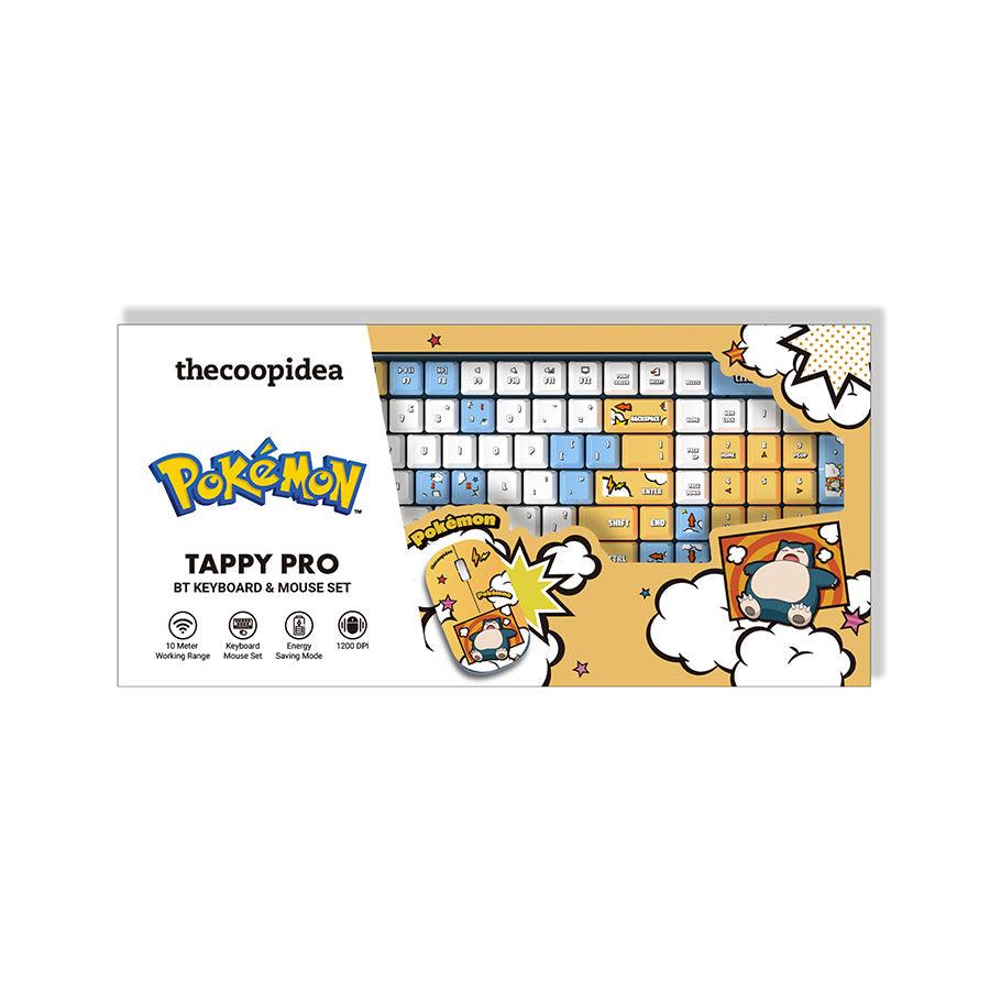 THECOOPIDEA POKEMON TAPPY PRO 鍵盤和鼠標套裝 卡比獸