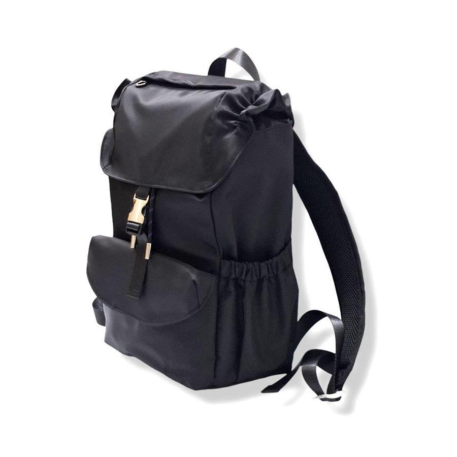 ARCHETYPE Abby Nylon Flap Back Pack Black