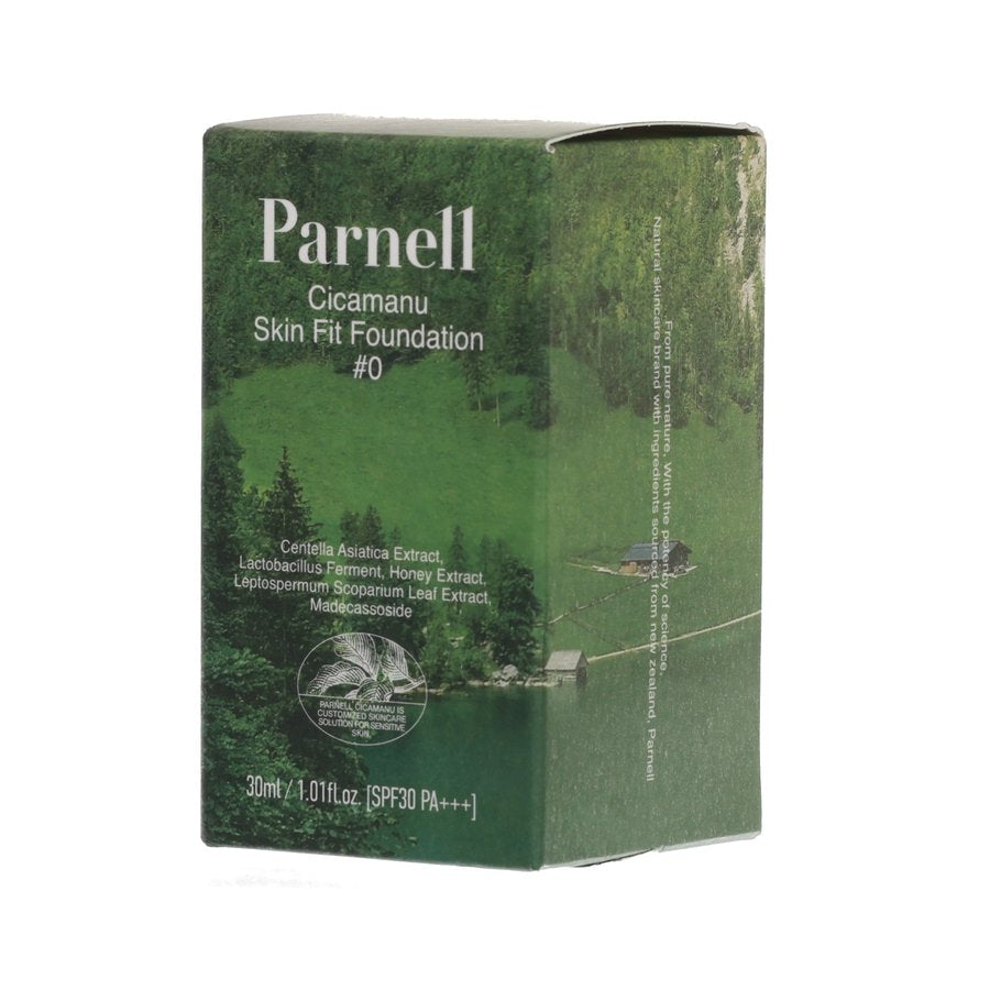 Parnell 積雪草持妝柔霧粉底液0號 瑭瓷白色 (35g)