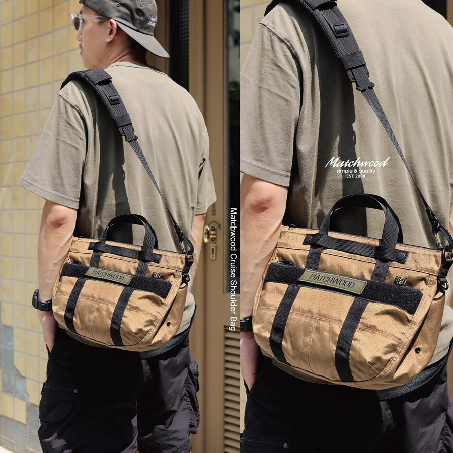 MATCHWOOD Cruise Shoulder Bag - Brown (310g)