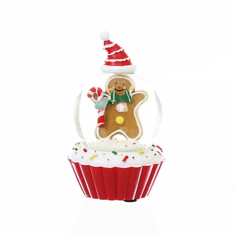 ART PRINT APJ - Cupcake Snow Globe (Gingerbread) (350g)