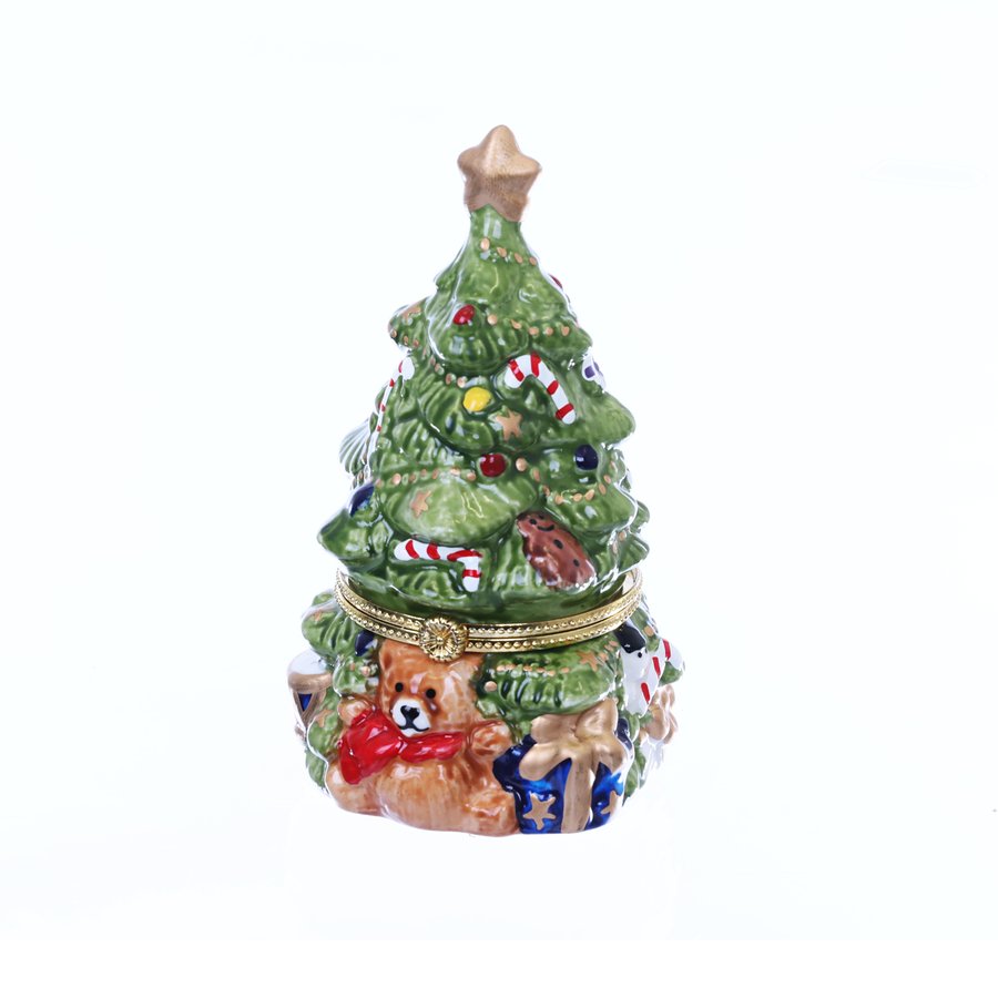 ART PRINT APJ Hinge Box - Xmas Tree Green (400g)