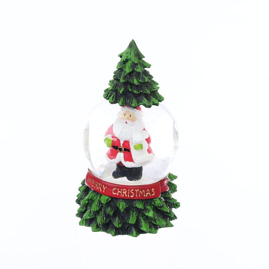 ART PRINT APJ - Snow Globe (Santa In Tree) (350g)