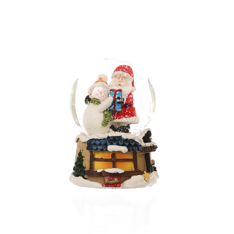 MARKS Snow Globe Ssanta Claus Snowman (122g)