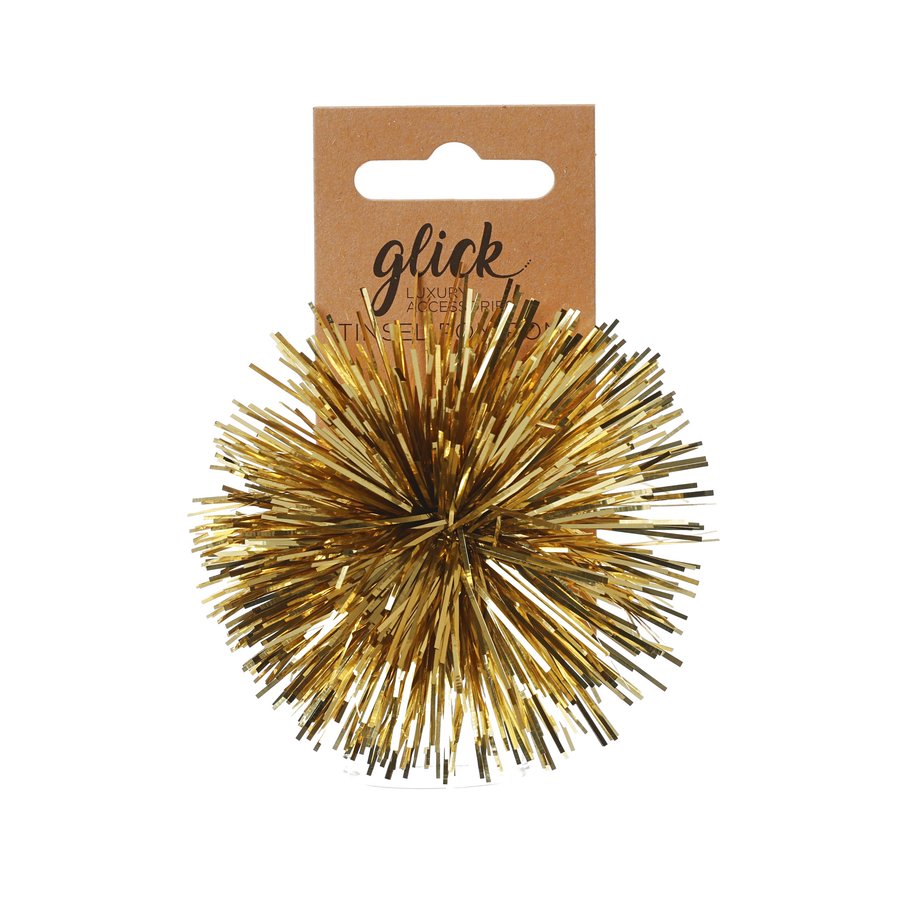 GLICK Xmas Tinsel Ball - Gold