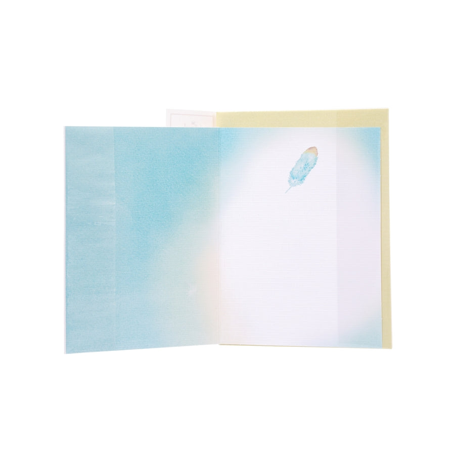 HALLMARK Thank You Card - Green Feather (20g)