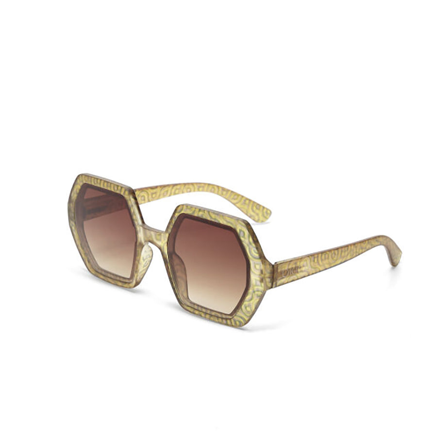 OKKIA Bigframe Hexagon Sunglasses Emma D60