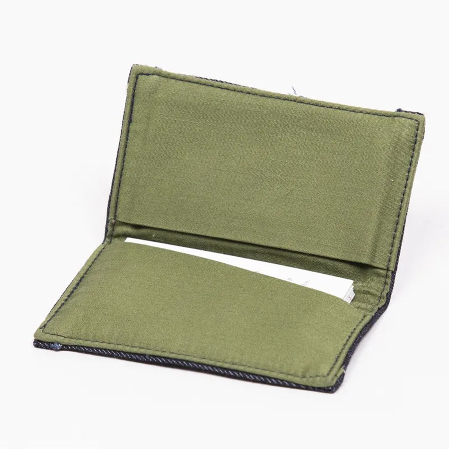 BETTY SMITH Denim Card Case Navy