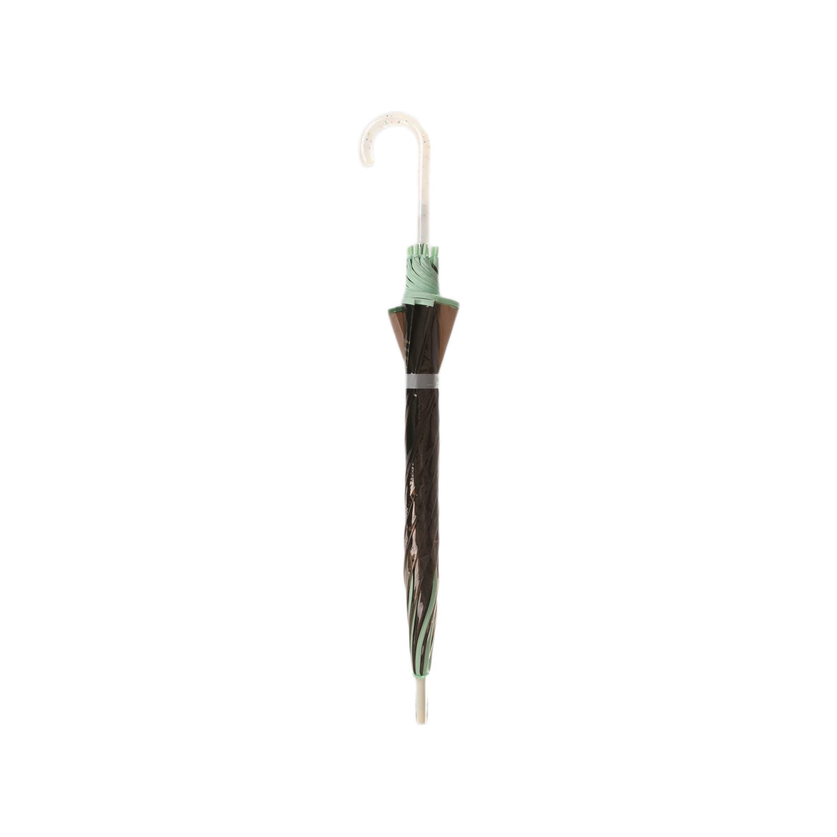 W.P.C. Wavy Plastic Long Umbrella- Brown (340g)