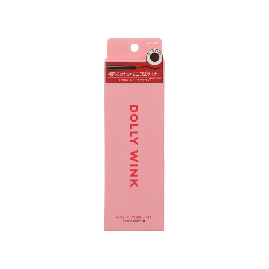 KOJI KOJI DOLLY WINK OVAL MULTI GEL LINER 02 DEEP BROWN (0.10g)