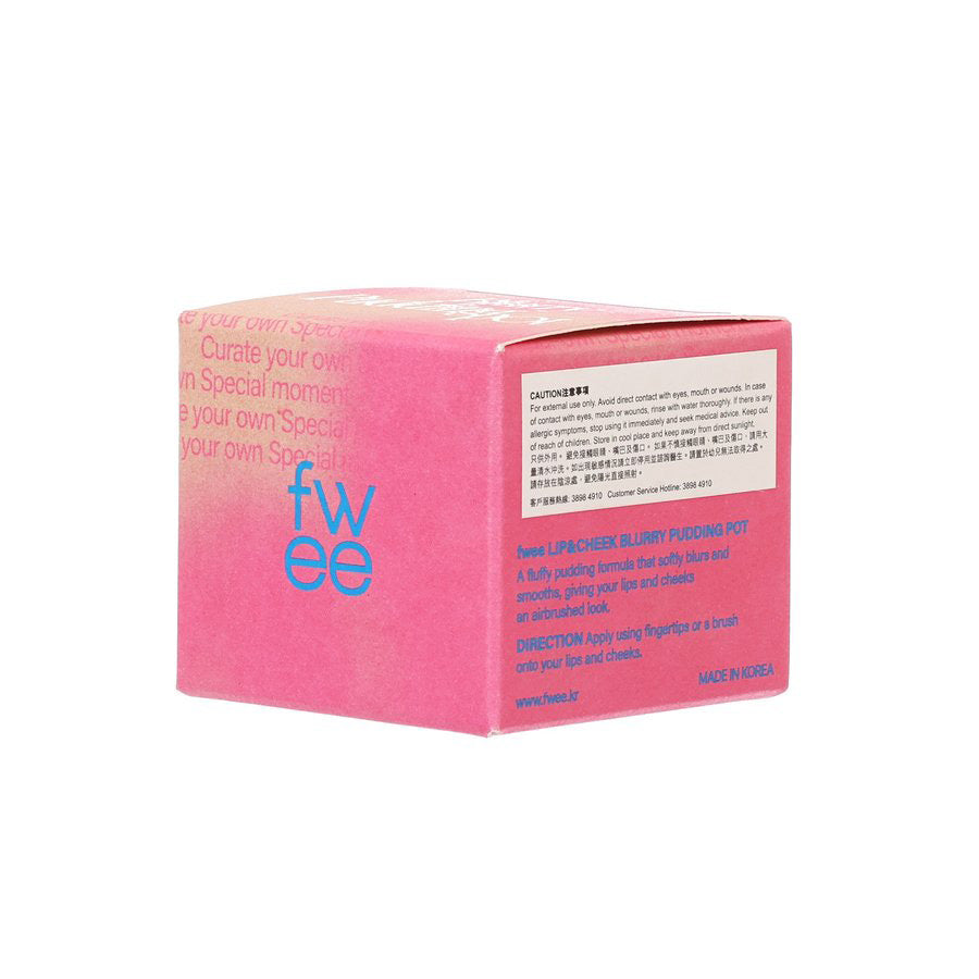 FWEE FWEE LIP&CHEEK BLURRY PUDDING POT CHERRY 5G