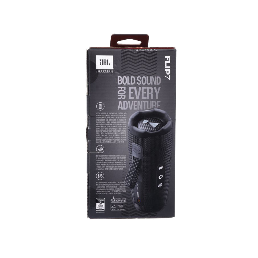 JBL Flip7 Portable Waterproof Speaker Black