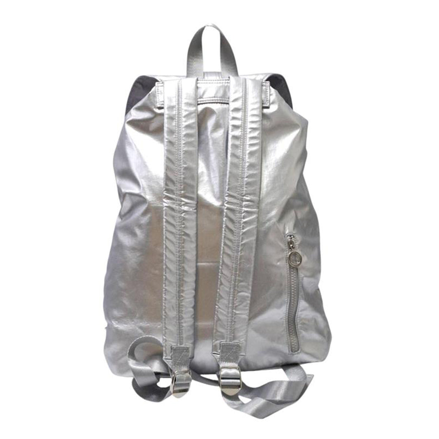 ARCHETYPE Glossy Ribbon Backpack - Silver