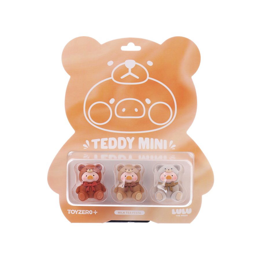 LULU THE PIGGY LuLu the Piggy - Teddy MINI Limited Edition (Milk Tea Festa)