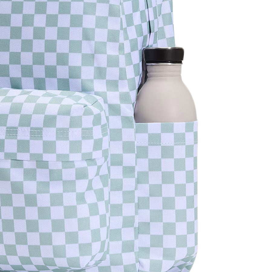VAN'S Old Skool Check Backpack - Gray Olive