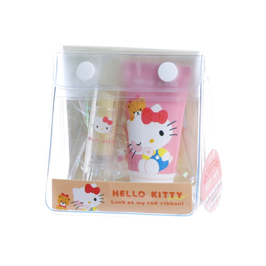 SANRIO Hand Cream & Lip Set Hello Kitty