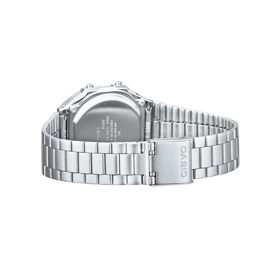 CASIO General - Digital Watch - A168WA-1W - Silver