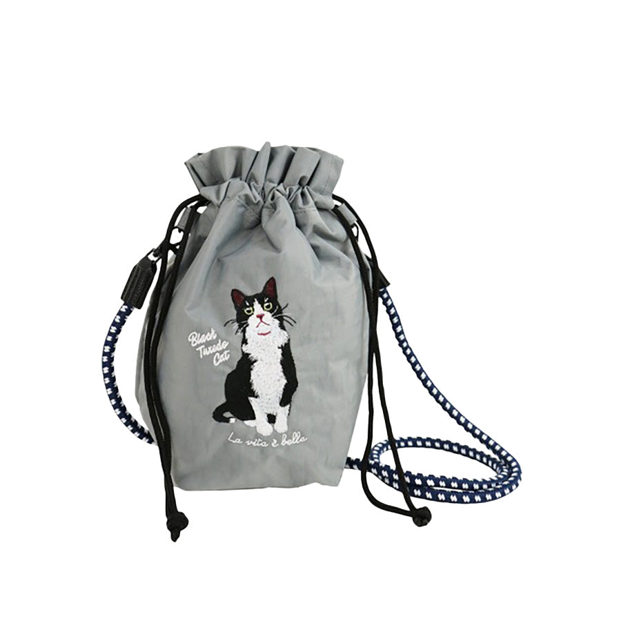 SENBADO F25 SEN Hachune Cat Embroidery Tote 623-7717 (130g)