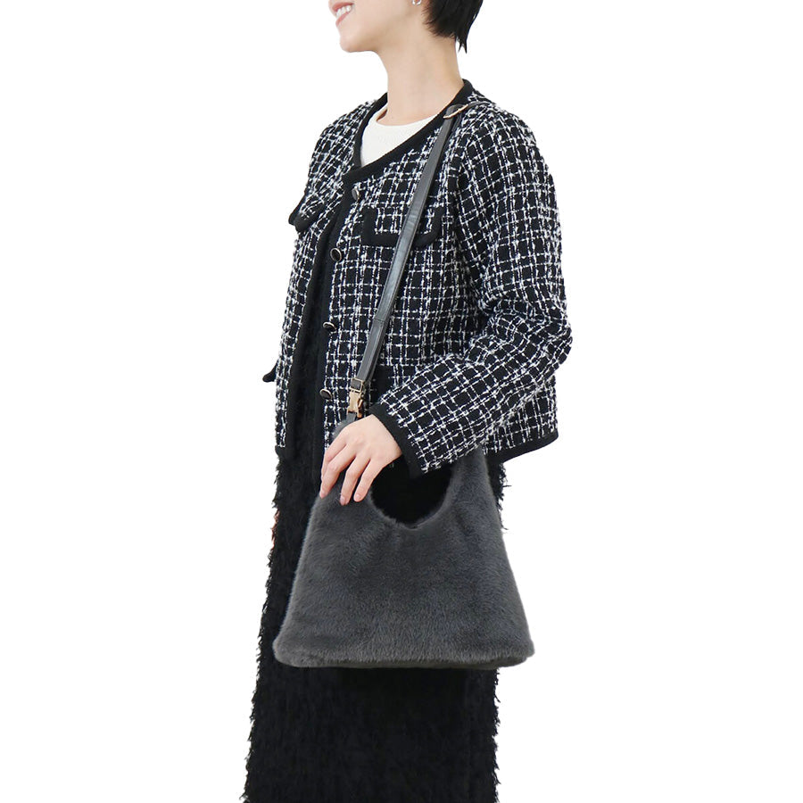 SENBADO F25 SEN 2way Fur Hobo 622-3172 - GY (230g)