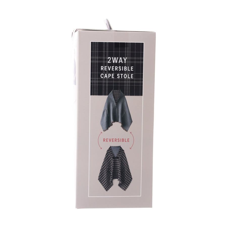 COGIT F25 2Way Reversible Capelet - Mono Checker