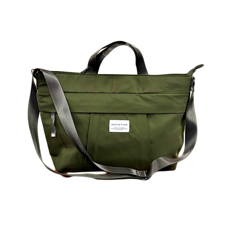 ARCHETYPE Patrick 2Way Shoulder Bag- Khaki Green