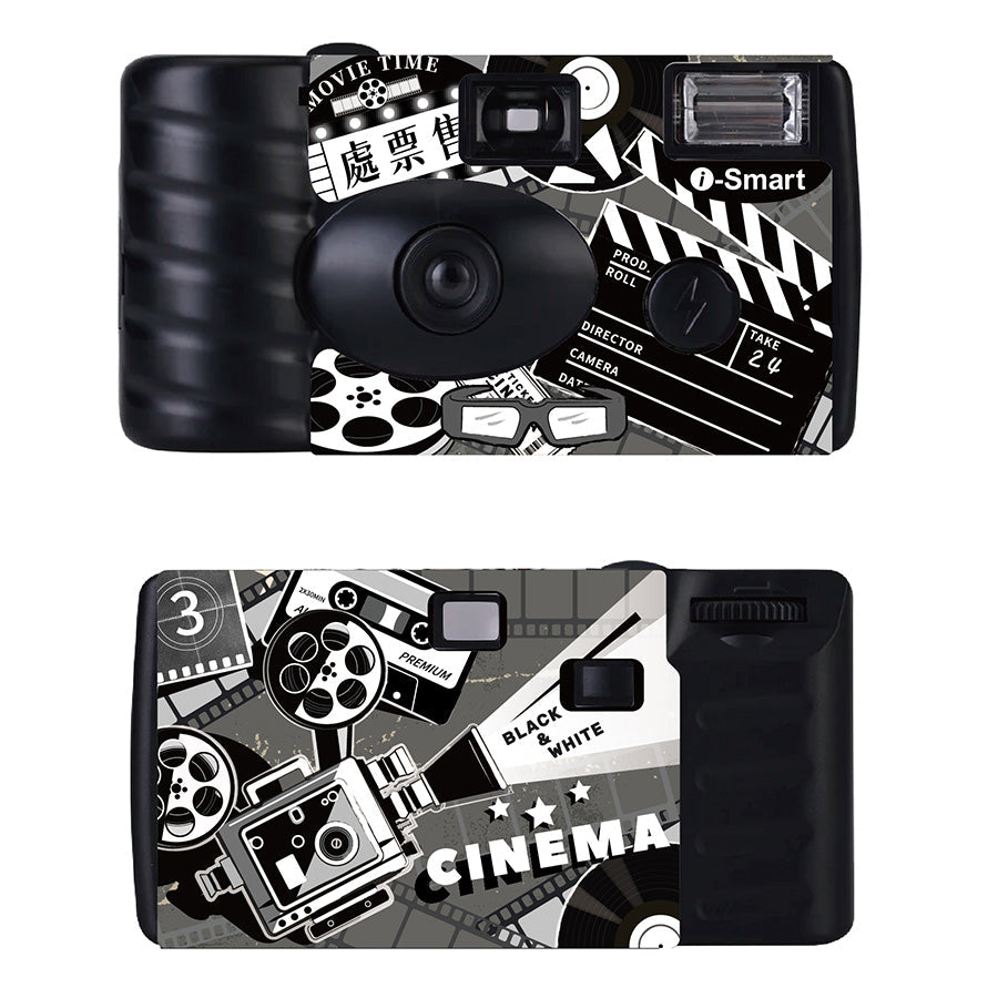 I-SMART Disposable Camera - Black & White Movie (B&W)