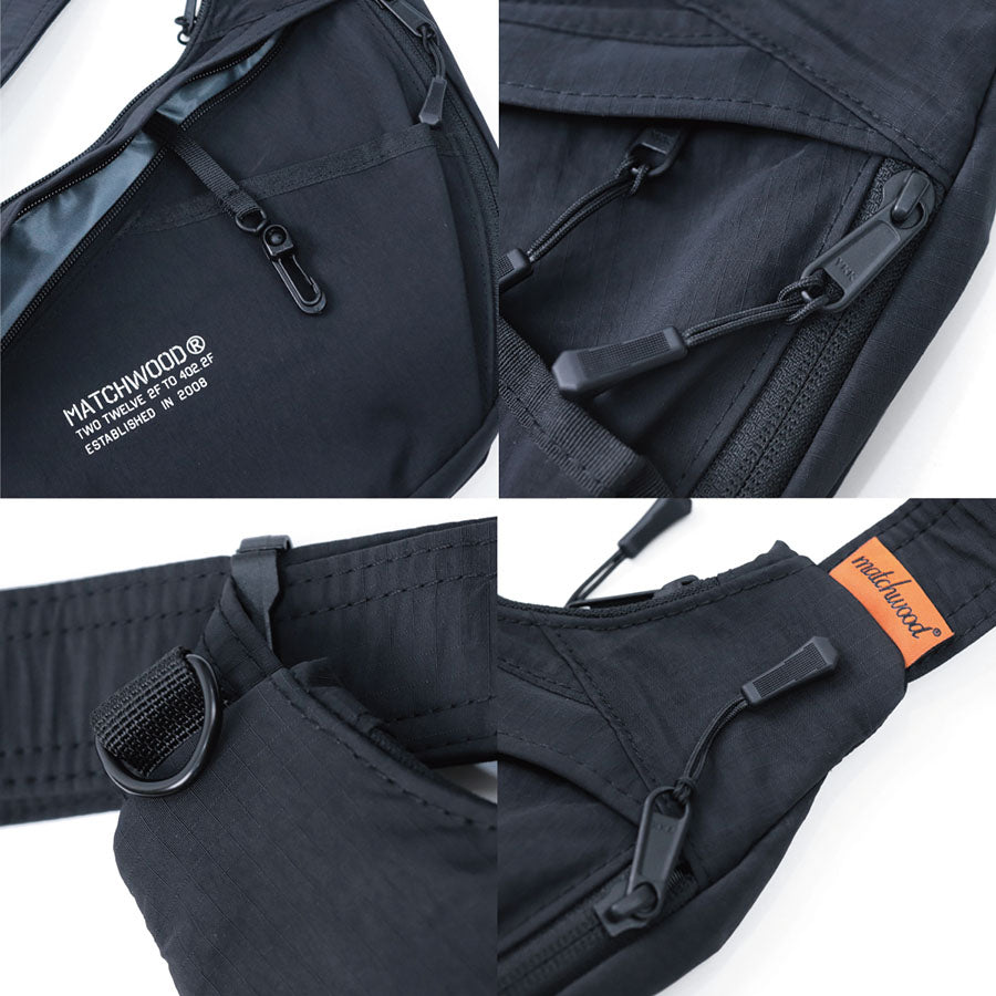 MATCHWOOD MATCHWOOD FLOW SLING BAG - BK