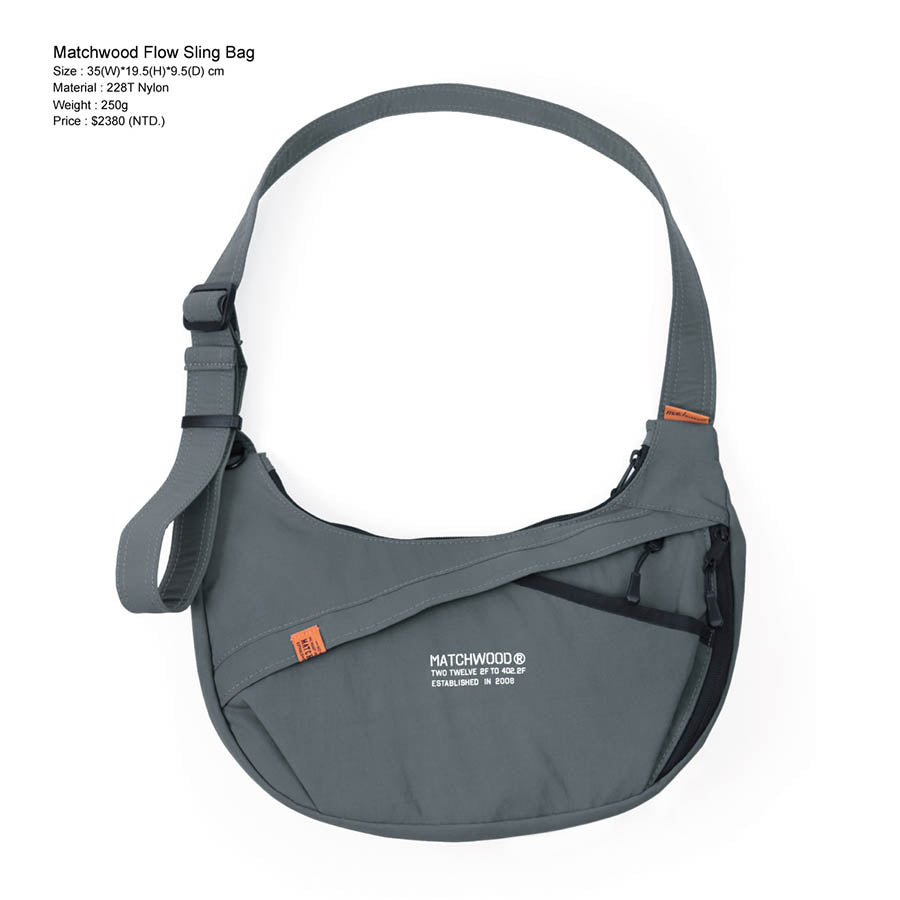 MATCHWOOD MATCHWOOD FLOW SLING BAG - GY